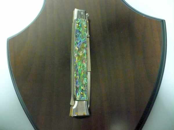 Swinguard Frank Beltrame - italian stiletto 28 cm - abalone - baionetta -  FB 550/96B - 3