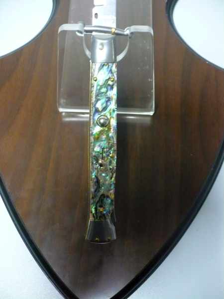 Swinguard Frank Beltrame - italian stiletto 28 cm - abalone - baionetta -  FB 550/96B - 3