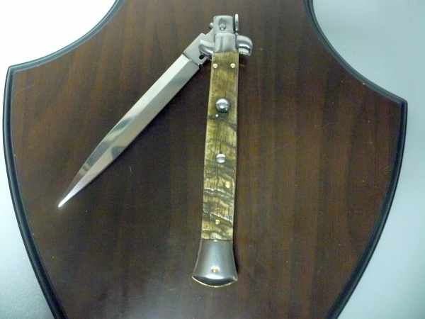 Frank Beltrame , italian stiletto - 28 cm , corno di ariete - lama dagger , modello FB 28/89D - 1