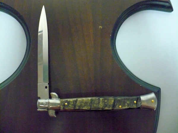 Frank Beltrame , italian stiletto - 28 cm , corno di ariete - lama dagger , modello FB 28/89D - 1