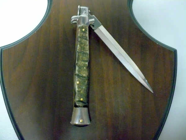 Frank Beltrame , italian stiletto - 28 cm , corno di ariete - lama dagger , modello FB 28/89D - 1