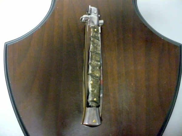 Frank Beltrame , italian stiletto - 28 cm , corno di ariete - lama dagger , modello FB 28/89D - 1