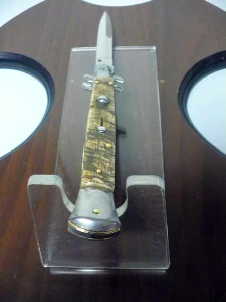 Frank Beltrame , italian stiletto - 28 cm , corno di ariete - lama dagger , modello FB 28/89D - 1