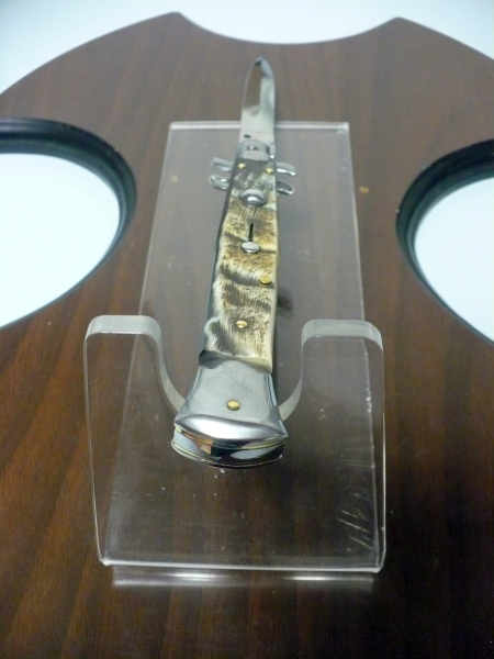 Frank Beltrame , italian stiletto - 28 cm , corno di ariete - lama dagger , modello FB 28/89D - 1