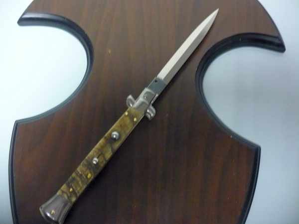 Frank Beltrame , italian stiletto - 28 cm , corno di ariete - lama dagger , modello FB 28/89D - 1