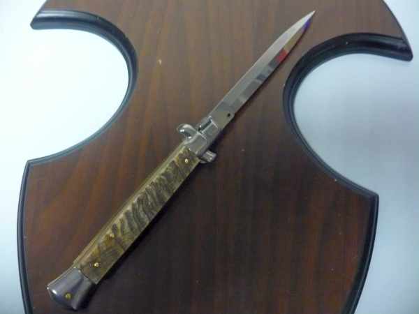 Frank Beltrame , italian stiletto - 28 cm , corno di ariete - lama dagger , modello FB 28/89D - 1