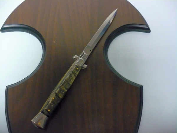 Frank Beltrame , italian stiletto - 28 cm , corno di ariete - lama dagger , modello FB 28/89D - 1