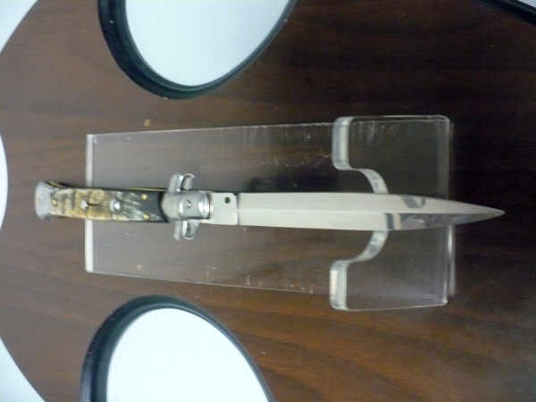 Frank Beltrame , italian stiletto - 28 cm , corno di ariete - lama dagger , modello FB 28/89D - 1