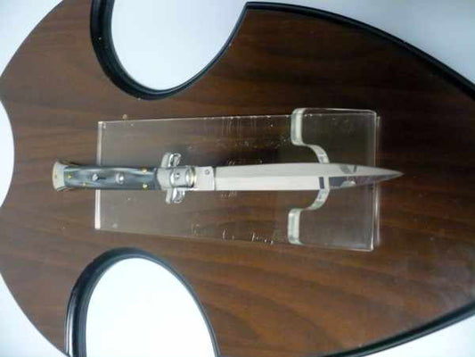 Frank Beltrame italian stiletto -28 cm imitazione di corno di bufalo -dagger -modello FB 28/81D - 5