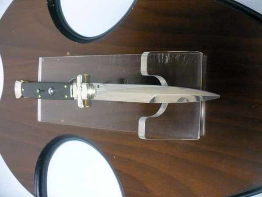 Italian stiletto - AGA Campolin - maltese / crociato - 28cm - legno ebano / ebony wood