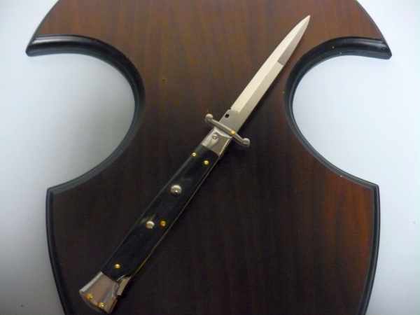 Swinguard Frank Beltrame - italian stiletto 28 cm -bufalo scuro , baionetta - FB 550/58B - 18