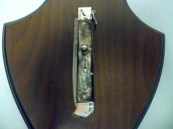 Famiglia Spadon - stiletto  falcon /28 - bufalo brasiliano - lama a swedge vecchio stile - 6