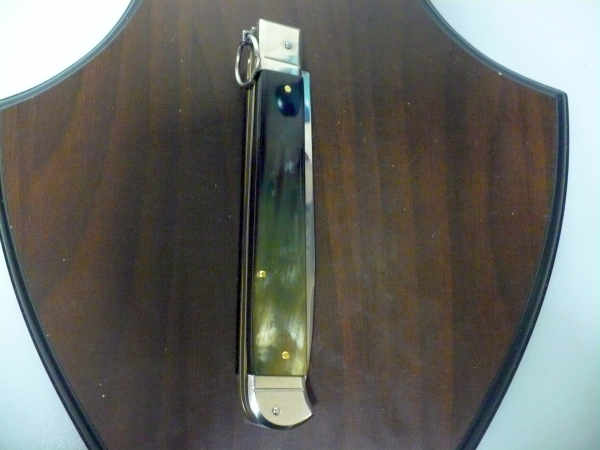 Famiglia Spadon - stiletto  falcon /28 - bufalo brasiliano - lama a swedge vecchio stile - 9