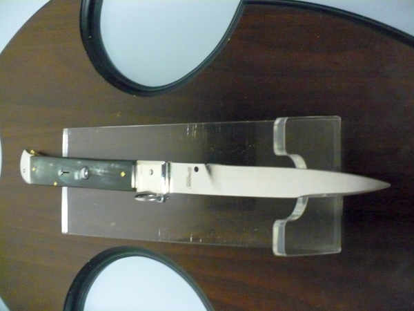 Famiglia Spadon - stiletto  falcon /28 - bufalo brasiliano - lama a swedge vecchio stile - 9