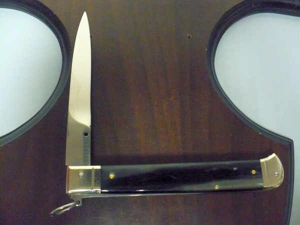 Famiglia Spadon - stiletto  falcon /28 - bufalo brasiliano - lama a swedge vecchio stile - 7