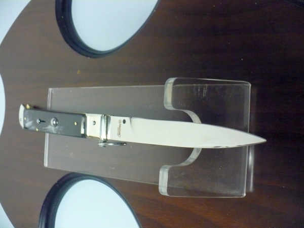 Famiglia Spadon - stiletto  falcon /28 - bufalo brasiliano - lama a swedge vecchio stile - 7