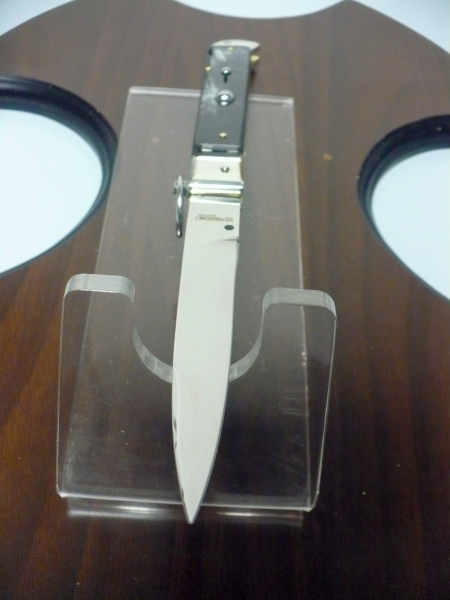 Famiglia Spadon - stiletto  falcon /28 - bufalo brasiliano - lama a swedge vecchio stile - 7