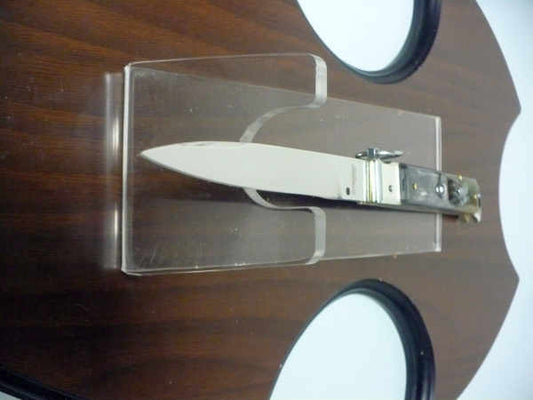 Famiglia Spadon - stiletto  falcon /28 - bufalo brasiliano - lama a swedge vecchio stile - 14