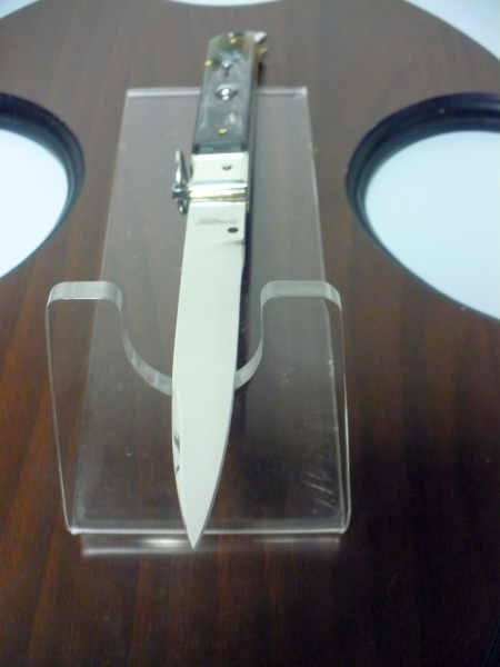 Famiglia Spadon - stiletto  falcon /28 - bufalo brasiliano - lama a swedge vecchio stile - 14