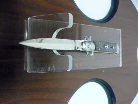 Frank Beltrame , italian stiletto , pugnale - 23 cm , corno di bufalo scuro,lama dagger , modello FB 23/58D -3