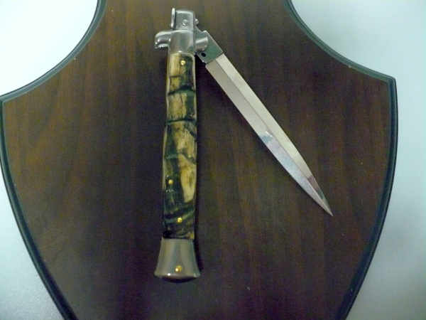 Frank Beltrame , italian stiletto - 28 cm , corno di ariete - lama dagger , modello FB 28/89D - 3