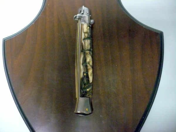 Frank Beltrame , italian stiletto - 28 cm , corno di ariete - lama dagger , modello FB 28/89D - 3