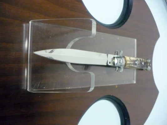 Frank Beltrame , italian stiletto - 28 cm , corno di ariete - lama dagger , modello FB 28/89D - 3