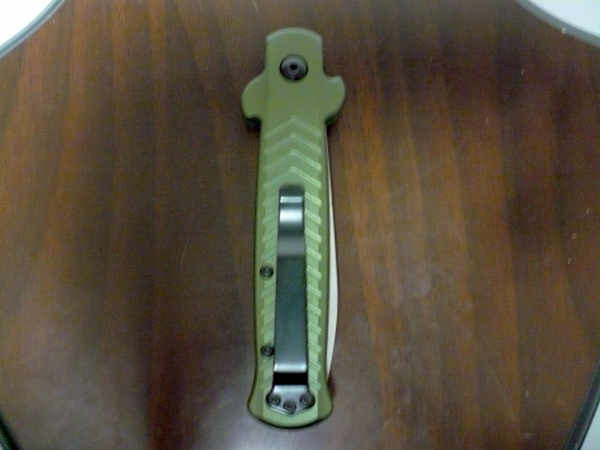 Fort Knife Works - The Arrow Auto Side Opener - Usa 19,60 cm, pugnale, con impugnatura in allumio - baionetta D2