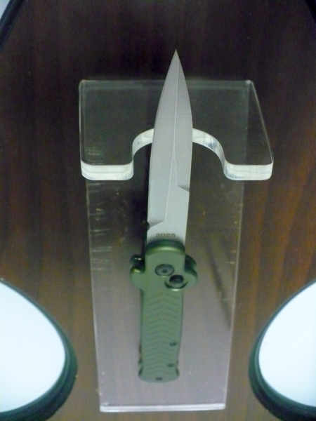 Fort Knife Works - The Arrow Auto Side Opener - Usa 19,60 cm, pugnale, con impugnatura in allumio - baionetta D2