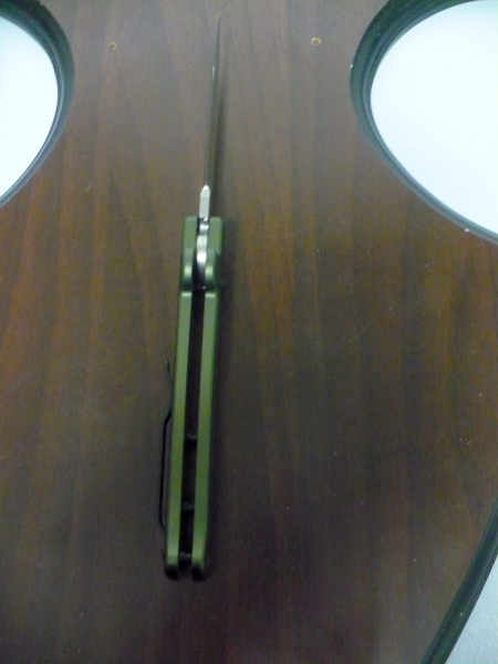 Fort Knife Works - The Arrow Auto Side Opener - Usa 19,60 cm, pugnale, con impugnatura in allumio - baionetta D2