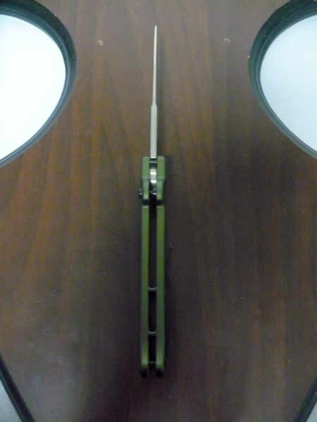 Fort Knife Works - The Arrow Auto Side Opener - Usa 19,60 cm, pugnale, con impugnatura in allumio - baionetta D2