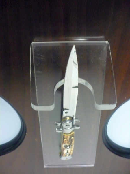 Frank Beltrame -  italian stiletto 20cm, corno di cervo -lama baionetta - 20FB/63B - 3