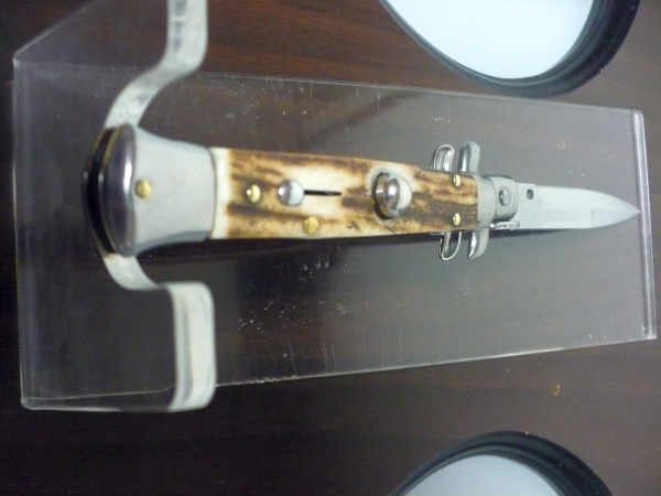 Frank Beltrame -  italian stiletto 20cm, corno di cervo -lama baionetta - 20FB/63B - 3