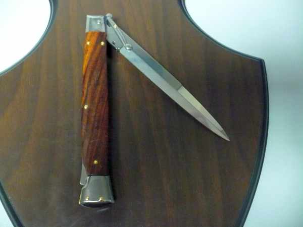 Swinguard Frank Beltrame - italian stiletto 28 cm -legno di cocobolo, lama baionetta - FB 550/83B - 3