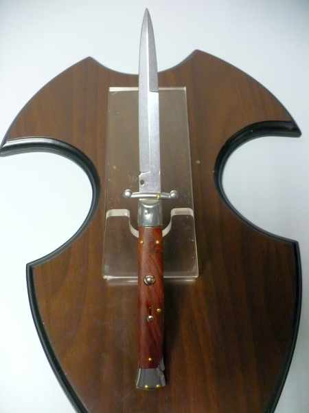 Swinguard Frank Beltrame - italian stiletto 28 cm -legno di cocobolo, lama baionetta - FB 550/83B - 3