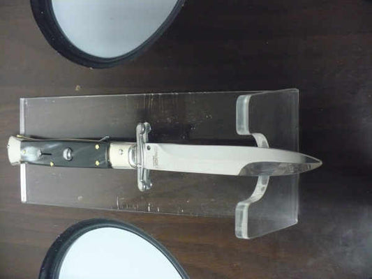 Swinguard- Famiglia Spadon- italian stiletto 23 cm - corno di bufalo brasiliano / brazilian buffalo horn - lama baionetta - 3