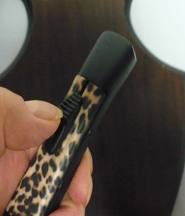 Italian stiletto frontale  coltelleria Maniago - 20 cm -  ergonomica, leopardo, lama dagger - 3