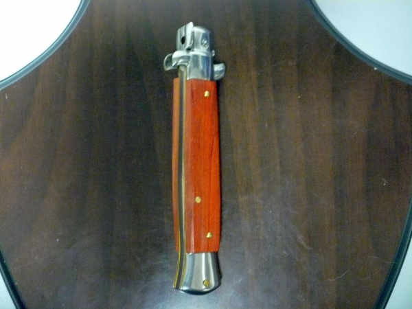 Frank Beltrame italian stiletto - 23 cm legno pregiato, cuore di legno rosso, lama dagger,modello FB 23/83D - 3