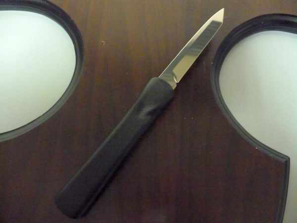 Italian stiletto frontale  coltellerie AKC Campolin - 20 cm - concord maniago, lama tanto