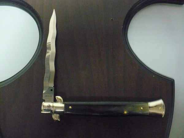 Picklock - Frank Beltrame - Italian stiletto -pugnale 28cm, lama kriss- corno di bufalo brasiliano FB  P28/09- 3