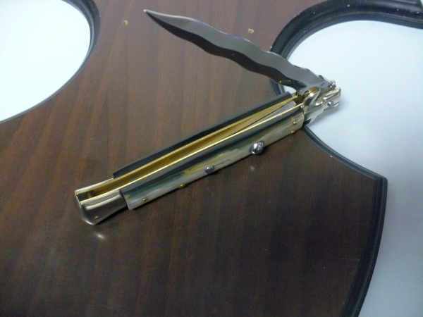 Picklock - Frank Beltrame - Italian stiletto -pugnale 28cm, lama kriss- corno di bufalo brasiliano FB  P28/09- 3