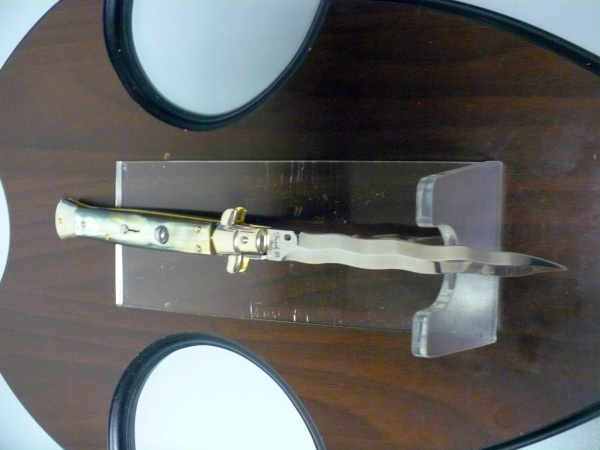 Picklock - Frank Beltrame - Italian stiletto -pugnale 28cm, lama kriss- corno di bufalo brasiliano FB  P28/09- 3