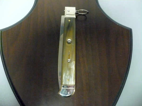 Famiglia Spadon - stiletto  falcon /28 - bufalo brasiliano - lama a swedge vecchio stile - 3
