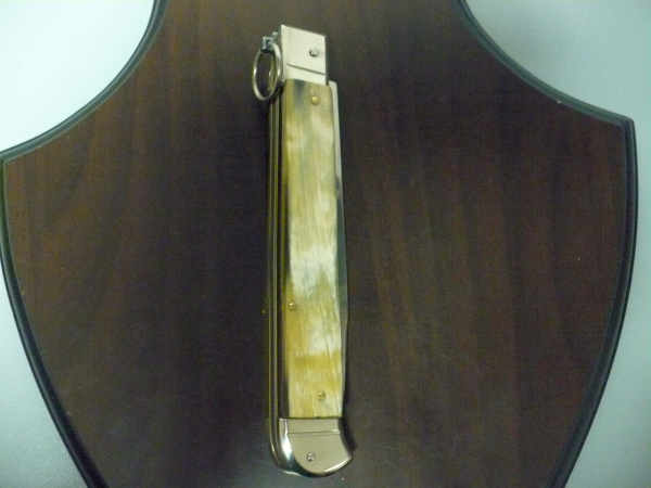 Famiglia Spadon - stiletto  falcon /28 - bufalo brasiliano - lama a swedge vecchio stile - 3