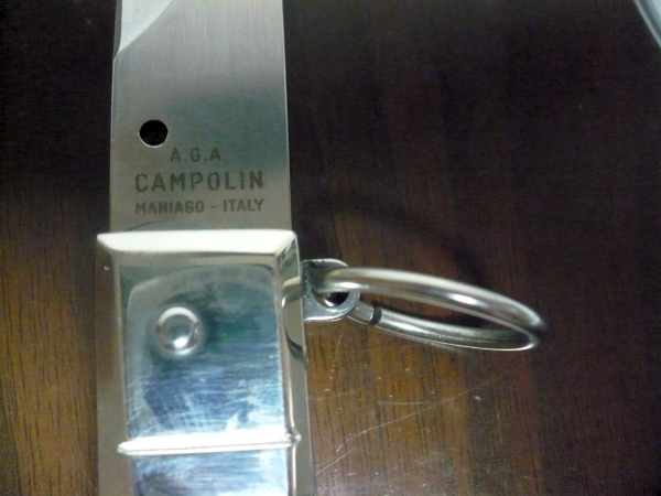 Siciliano A.G.A. Campolin - sicilian fighting - italian stiletto 30 cm - deer horn