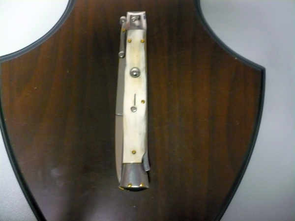 Swinguard Frank Beltrame - italian stiletto 28 cm -bufalo chiaro, lama baionetta- FB 550/58B- 4