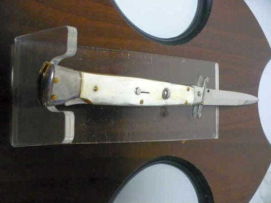 Swinguard Frank Beltrame - italian stiletto 28 cm -bufalo chiaro, lama baionetta- FB 550/58B- 4