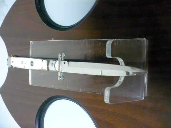 Swinguard Frank Beltrame - italian stiletto 28 cm -bufalo chiaro, lama baionetta- FB 550/58B- 4