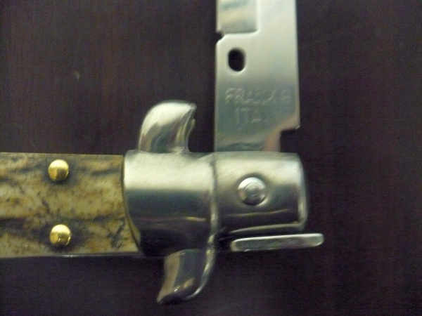 Frank Beltrame -  italian stiletto 20cm, corno di cervo -lama baionetta - 20FB/63B - 4