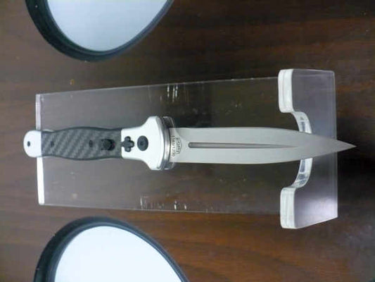 Fort Knife Works - cross - Usa 21,50 cm, pugnale, con impugnatura in fibra di carbonio , lama dagger